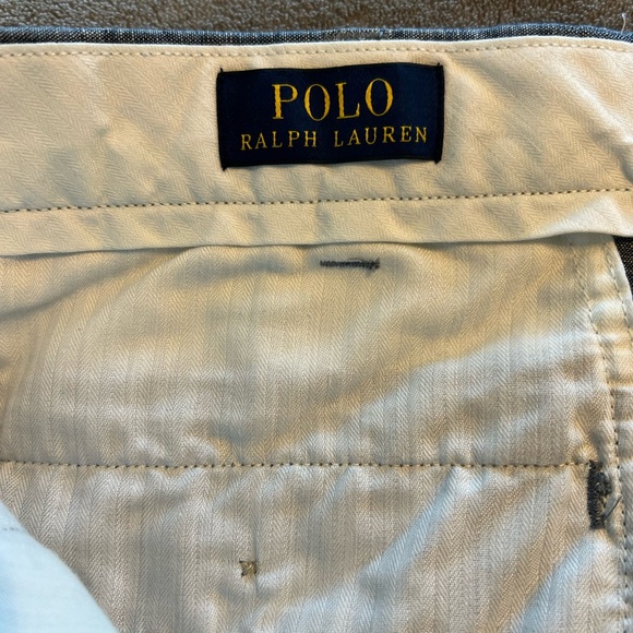 Polo Ralph Lauren Shorts Mens Size 36T/36L Blue Chino Classic Fit Flat Front - Picture 6 of 16